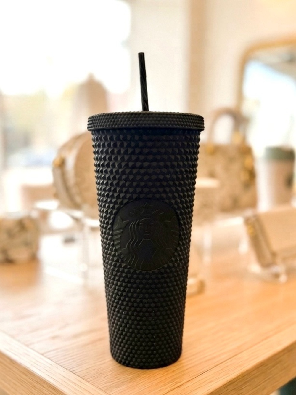 Starbucks Matte Black Studded Tumbler (24 oz)